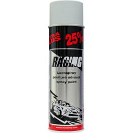 Bombe de peinture - Primaire d'accroche - Apprêt - Carrosserie voiture - Racing - Gris - 500ml