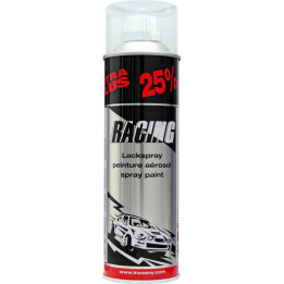 Bombe de vernis - Brillant - Carrosserie voiture - Racing - Transparent - 500ml