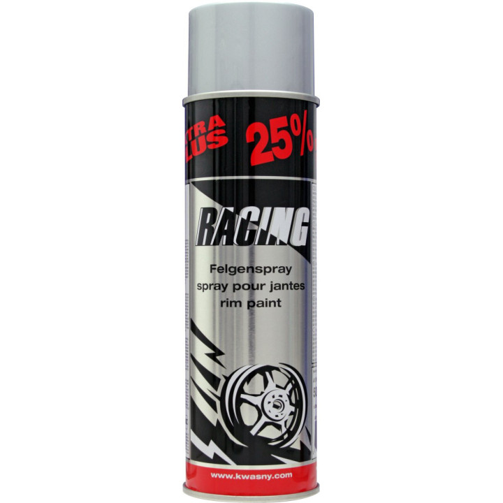Bombe de peinture - Jantes de voiture - Racing - Argent - 500ml