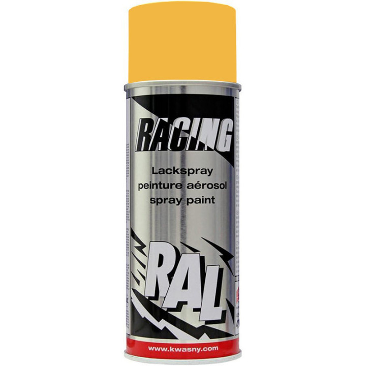 Bombe de peinture carrosserie voiture Racing RAL1017 jaune safran 400ml
