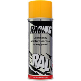 Bombe de peinture carrosserie voiture Racing RAL1028 jaune melon 400ml