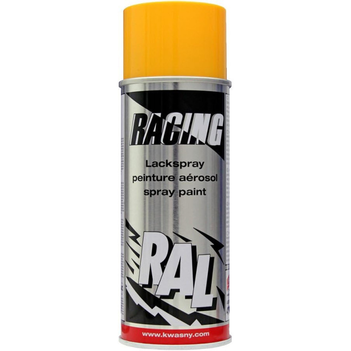 Bombe de peinture carrosserie voiture Racing RAL1028 jaune melon 400ml