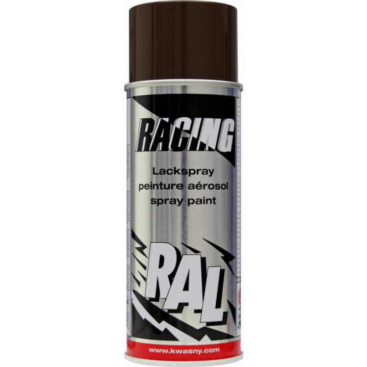 Bombe de peinture carrosserie voiture Racing RAL8017 brun chocolat 400ml