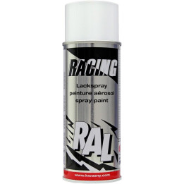 Bombe de peinture carrosserie voiture Racing RAL9010 blanc pur 400ml