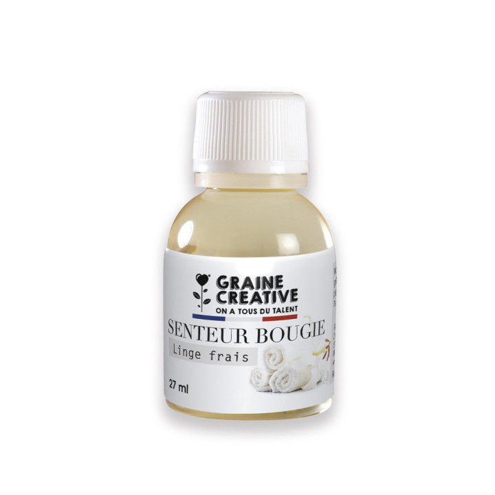 Parfum - Pour bougie à faire soi même - Senteur linge frais - 27ml