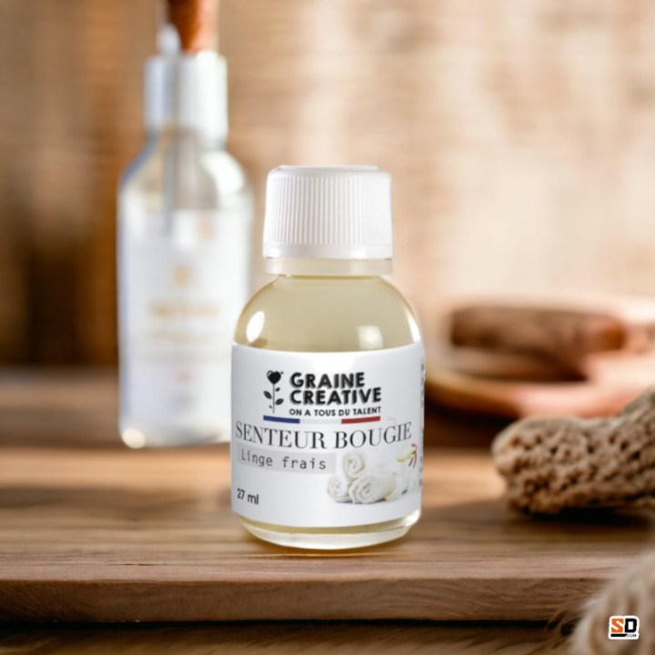 Parfum - Pour bougie à faire soi même - Senteur linge frais - 27ml