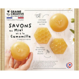 Kit créatif - Créer des savons au miel et à la camomille - Graine créative