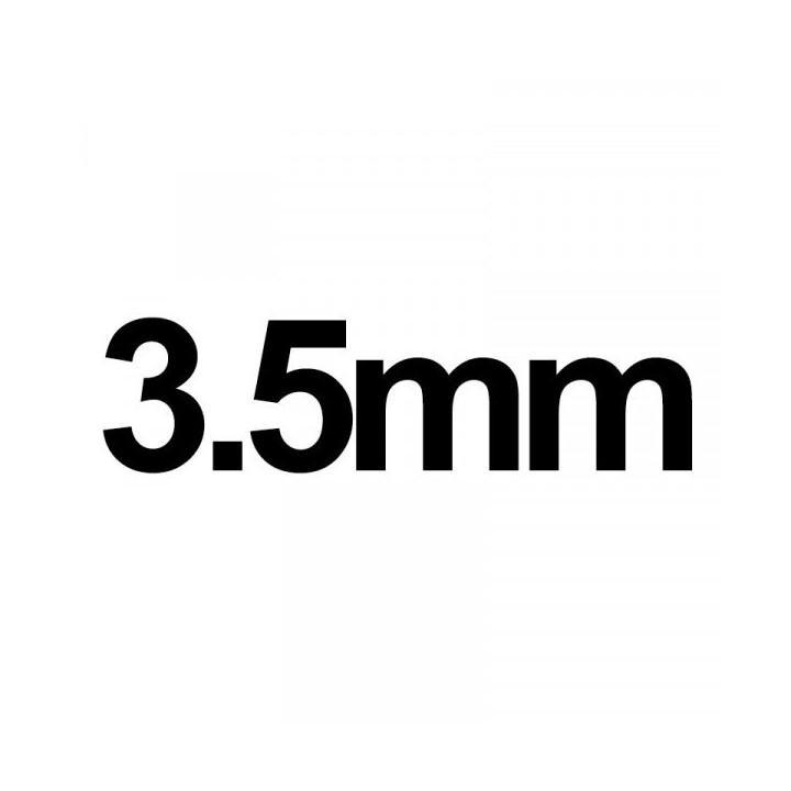 Aiguille à tricoter - 30 cm - Métal - 3,5mm