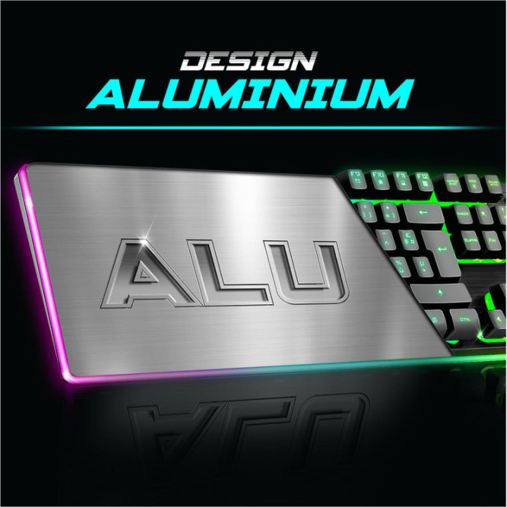 Clavier - Souris - Sans fil - Gaming - Rétroéclairage - LED - Spirit of Gamer - MK600