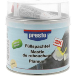 Mastic - Rebouchage - Sans styrène - Tous supports - Presto - Pot de 1kg