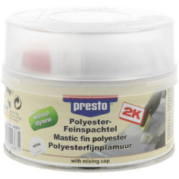 Mastic - Fin - Polyester - Sans styrène - Presto - Pot de 500g