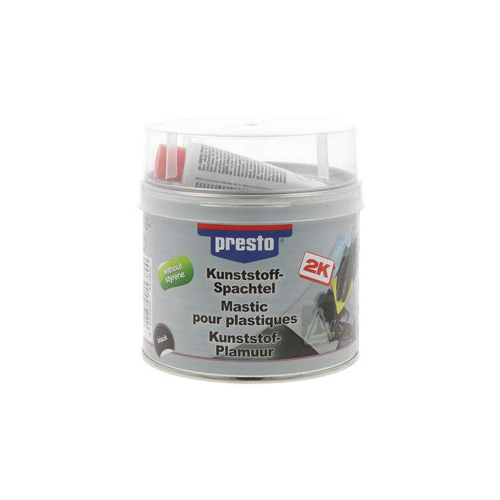 Mastic - Pour plastiques - Sans styrène - Bicomposant - Presto - 1kg
