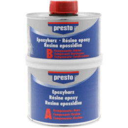 Résine époxy - Réparation - Revêtement - 2 composants - Presto - Pot de 500g
