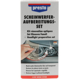 Produit rénovation phares - Optiques - Voiture - Kit complet - Presto