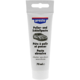 Pâte à polir et poncer - Carrosserie - Auto - Presto - Tube de 70ml