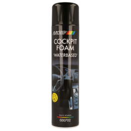 Mousse nettoyante - Pour intérieur de voiture - A base d'eau - MoTip - 600ml