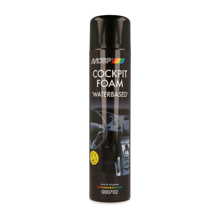 Mousse nettoyante - Pour intérieur de voiture - A base d'eau - MoTip - 600ml