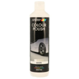 Polish - Motip - Pour voiture pigmenté - Blanc - Bidon de 500ml