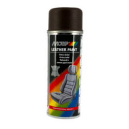 Bombe de peinture - Pour cuir, vinyles et simili cuir - Brun - Marron - MoTip - Leather Paint