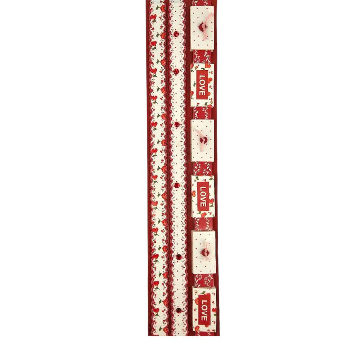 Bordures Adhésives - 3D - Scrapbooking - Thème amour - Erica