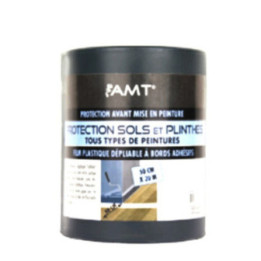 Film Plastique De Protection A Bords Adhesifs Sols - Plinthes Amt Ro29