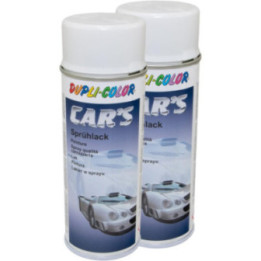 2 bombes peinture rallye blanc brillant - 400 ml - Dupli-Color
