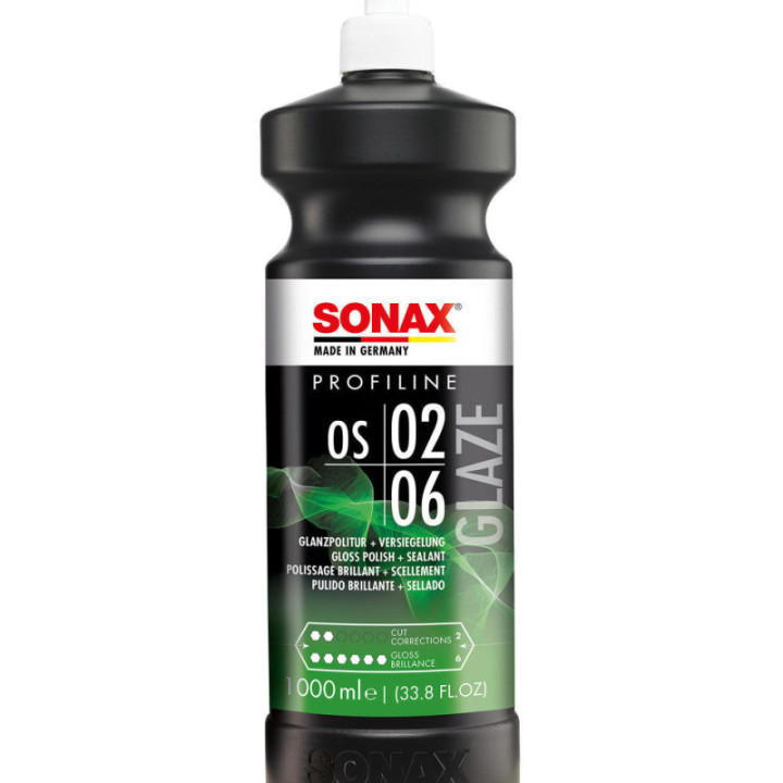 Vernis - Polissage doux - Tout en 1 - Carrosserie - SONAX - Profiline - 1L