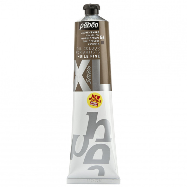 Tube de peinture à l'huile - Fine - Jaune cendré - 200ml - Pébéo
