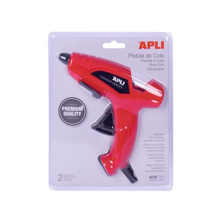 Pistolet A Colle Premium Quality 40W + 2 Recharges  - Apli 13942