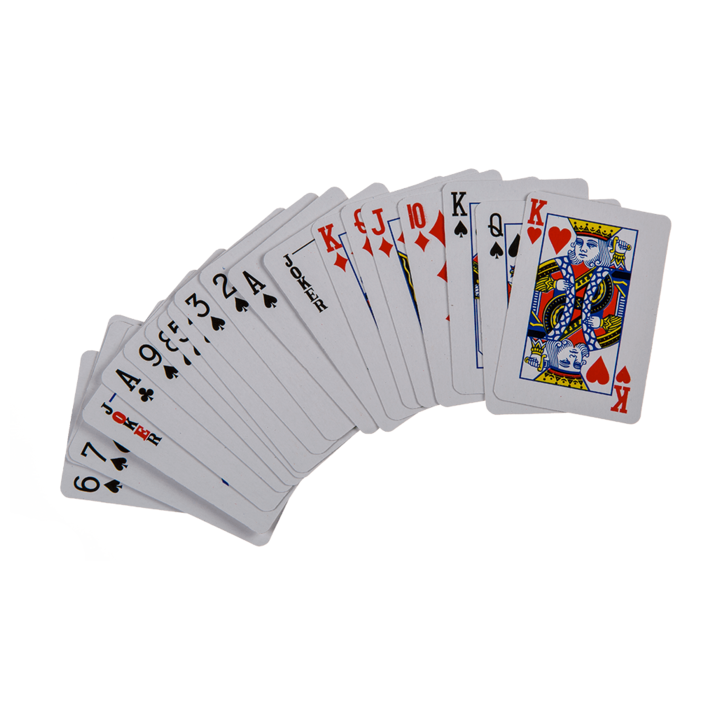 Mini jeu de cartes - 54 cartes illustrées - Format voyage