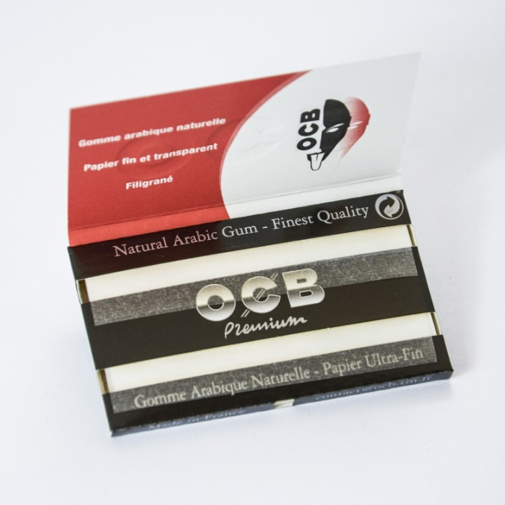 Carnet de feuilles à rouler - 100 feuilles - Premium noir - Ocb
