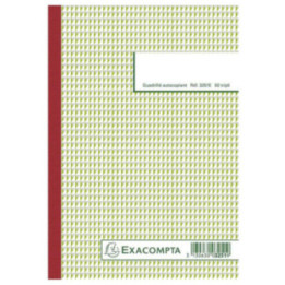 Carnet - Manifold - A5 - Petits carreaux - Autocopiant - Tripli - Exacompta