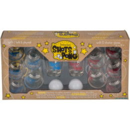 Jeu à boire - Shots Pong - Bière Pong - Soirées - Amis - Fête - 12 shooters + balles