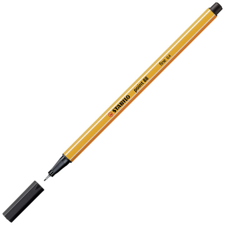 Etui de 20 stylos-feutres STABILO point 88 - pointe fine - Assortiment