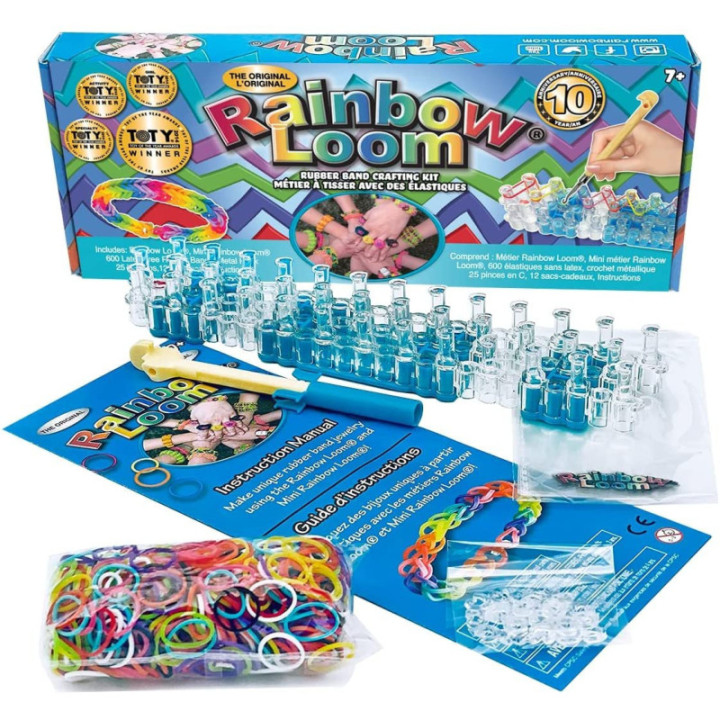 Rainbow Loom - Bracelets élastiques - Coffret métier à tisser - The original