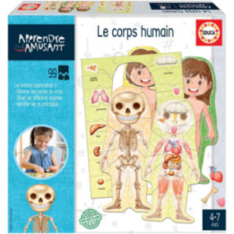 Jeu éducatif - Apprendre le corps humain en s'amusant - Pour enfant dès 4 ans - Educa