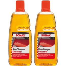 Lot de 2 shampooing - Brillant - Concentré - Carrosserie - Auto - pH neutre - SONAX