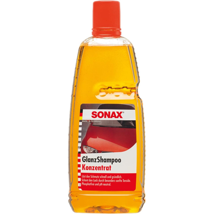 Lot de 6 shampooing - Brillant - Concentré - Carrosserie - Auto - pH neutre - SONAX