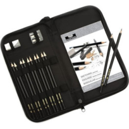 Pochette - 12 crayons graphite - Dessin et esquisse - Accessoires - Royal & Langnickel