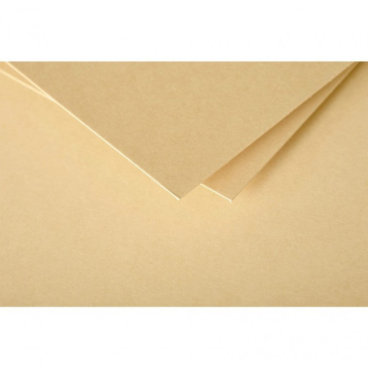 Enveloppes - Format C6 - 114x162mm - Pollen - Caramel - 20 unités - Clairefontaine