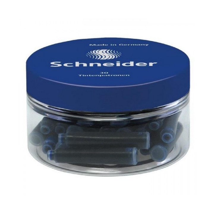 Pot De 30 Cartouches Encre Bleue Royale Pvc - Schneider