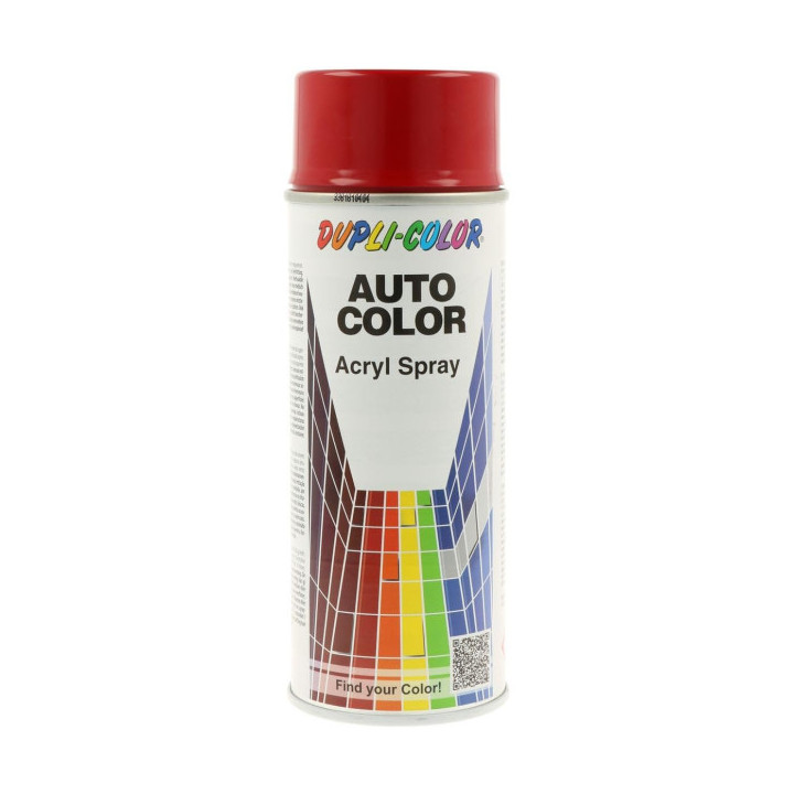 Bombe de peinture acrylique - Carrosserie - Rouge - 5-0281 - Duplicolor - 400 ml