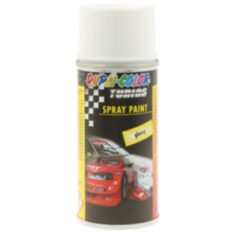 Bombe de peinture - Pour carrosserie - Blanc - Brillant - Dupli-Color - 150ml