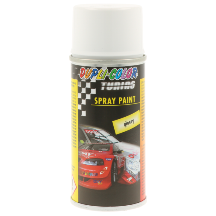 Bombe de peinture - Pour carrosserie - Blanc - Brillant - Dupli-Color - 150ml