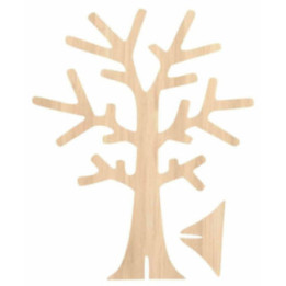 Arbre - Bois - A décorer - Décoration - 22 x 18 cm