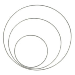Cercles - Anneaux - Pour faire des attrapes-rêves - 3 tailles - Métal