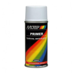 Bombe d'apprêt - Primaire - Gris - Carrosserie - Séchage rapide - MoTip - 150ml
