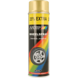 Bombe de peinture - Jantes - Enjoliveurs - Auto/Moto - Or - MoTip - 500ml