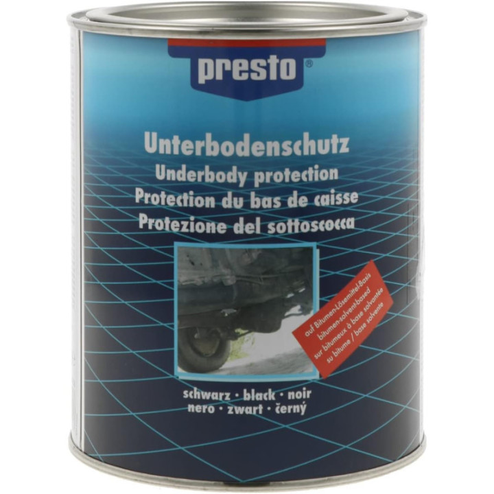Produit de protection bas de caisse - A base de bitume - 1,3kg - Presto
