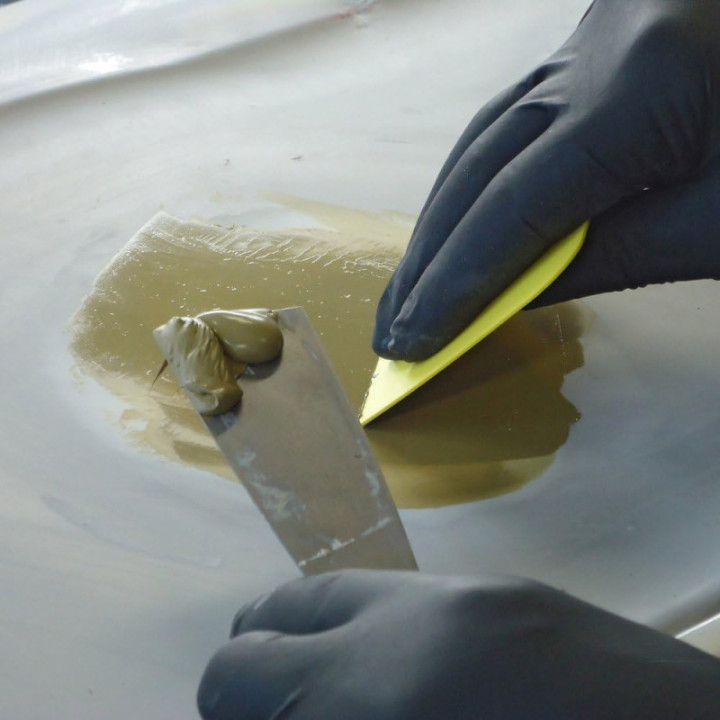 Mastic de finition - Fin - Nitro-combi - Pour éraflures légères - Presto - Pot de 250g